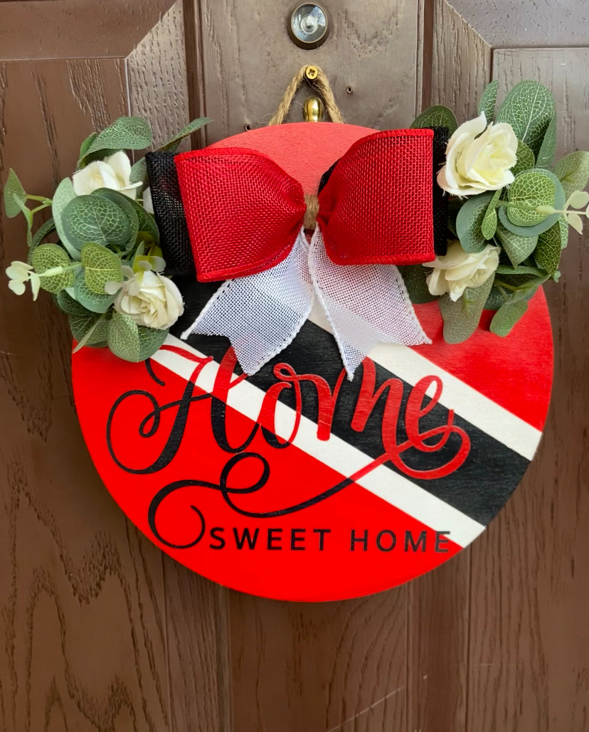 Home Sweet Home Trinidad Door Wreath