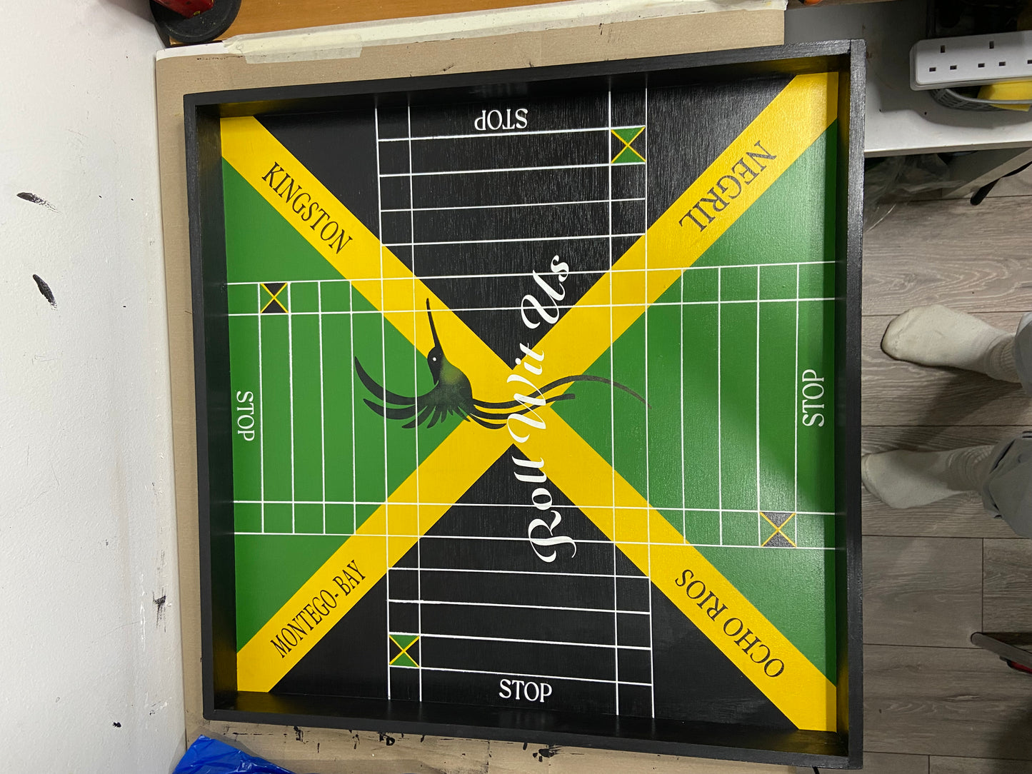 Roll Wit Us Custom Ludi Board
