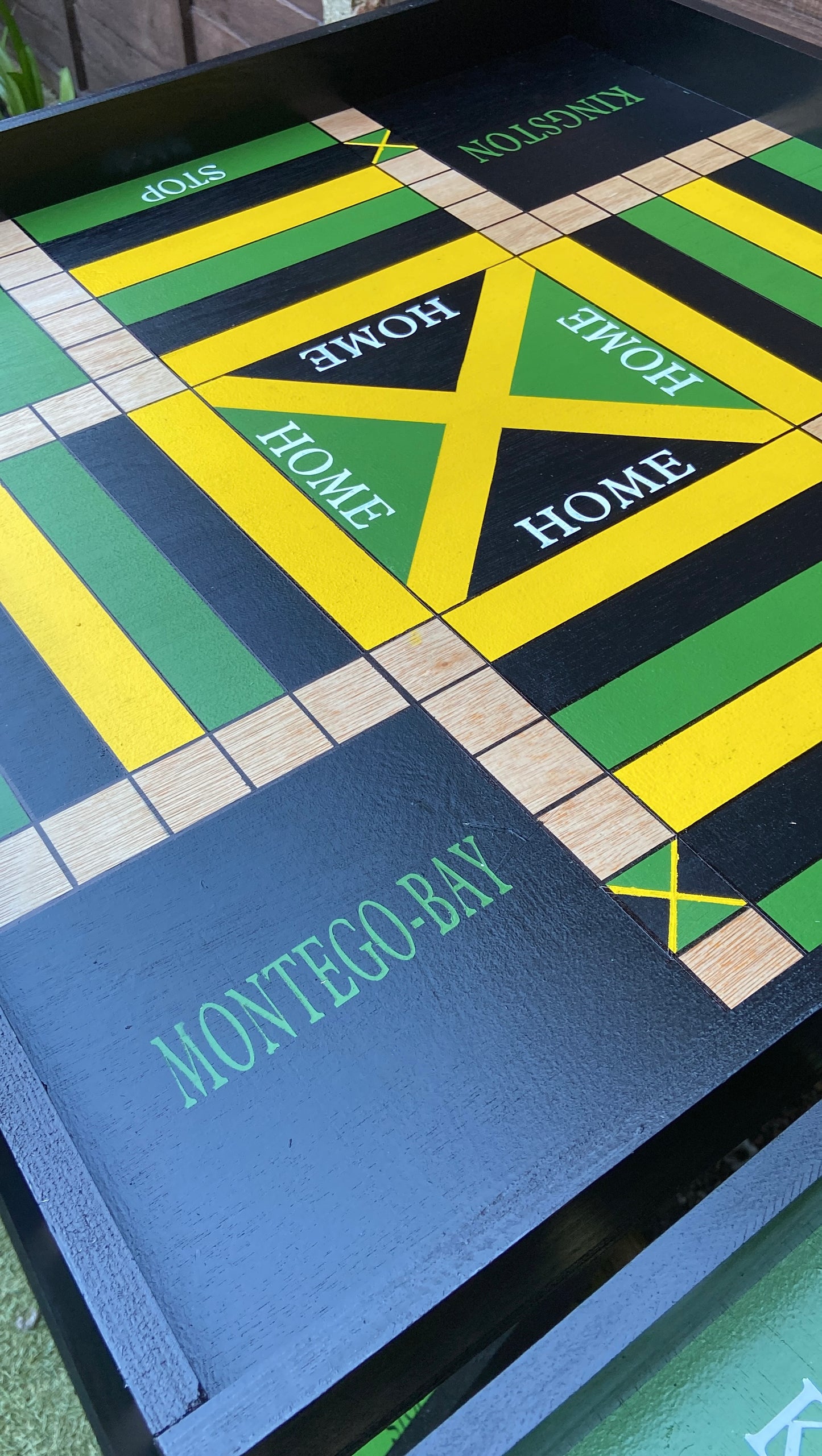 Custom Jamaican Ludi Board