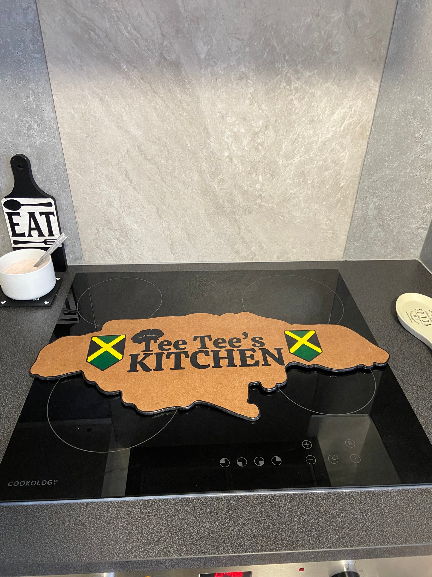 Map of Jamaica Custom Plaque