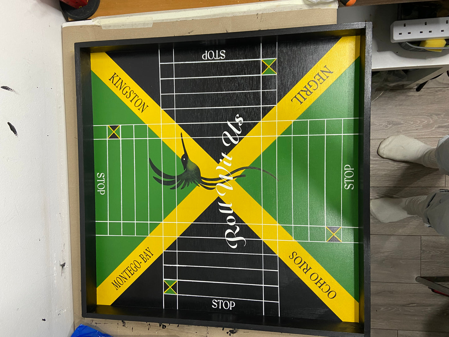 Roll Wit Us Custom Ludi Board