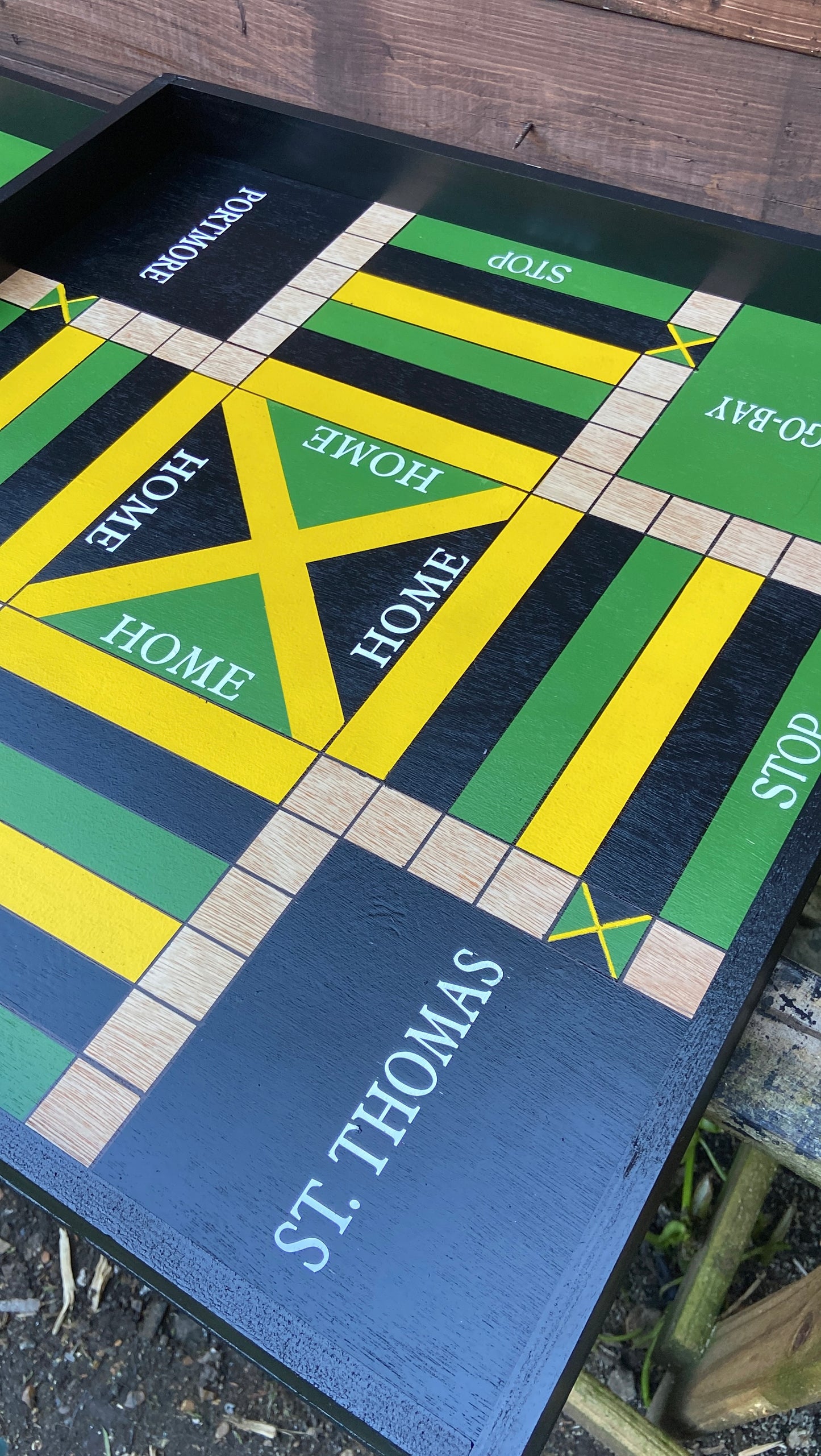 Custom Jamaican Ludi Board