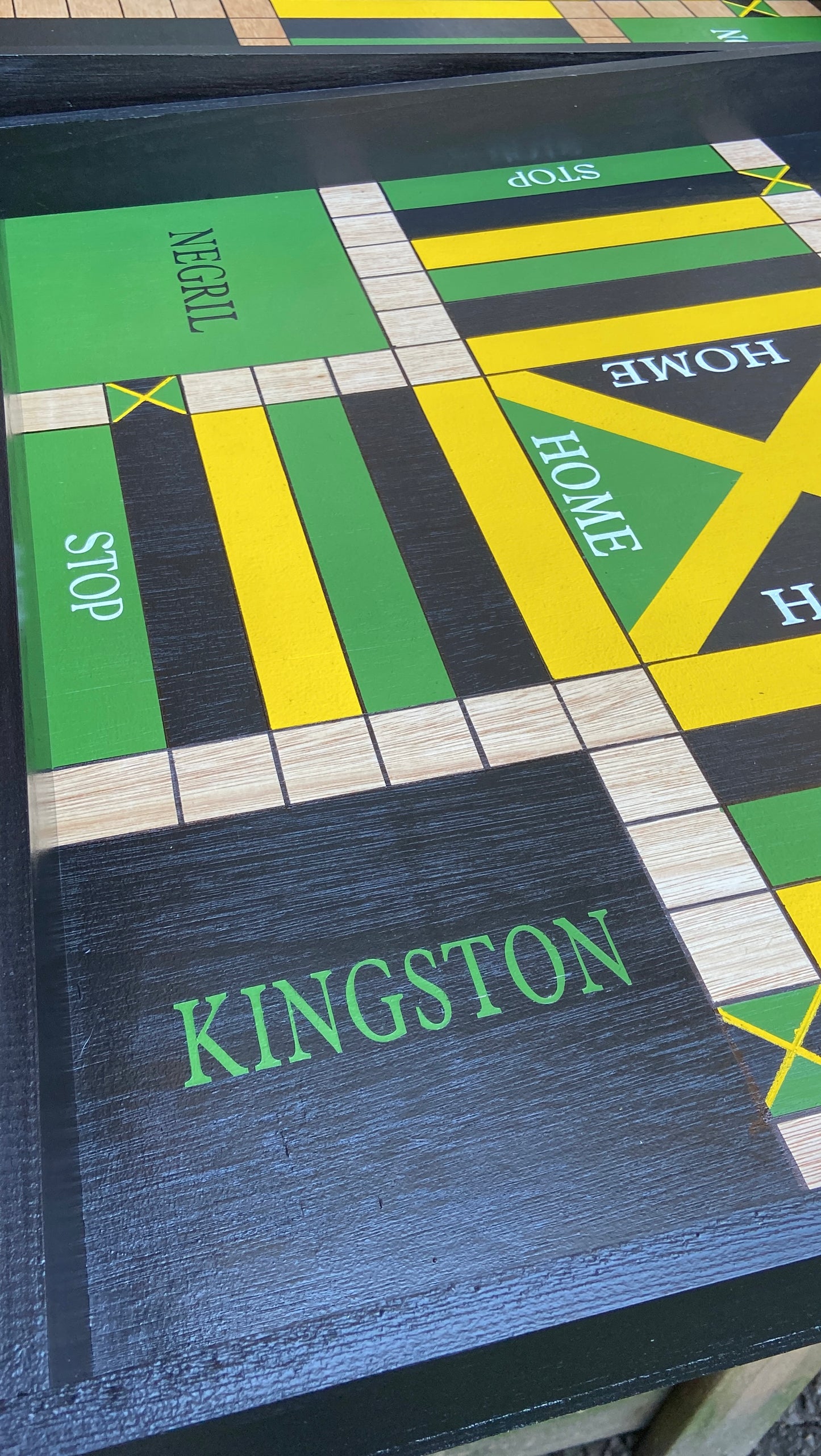 Custom Jamaican Ludi Board
