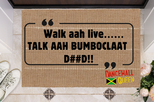 Flat Woven Dancehall Queen Doormat