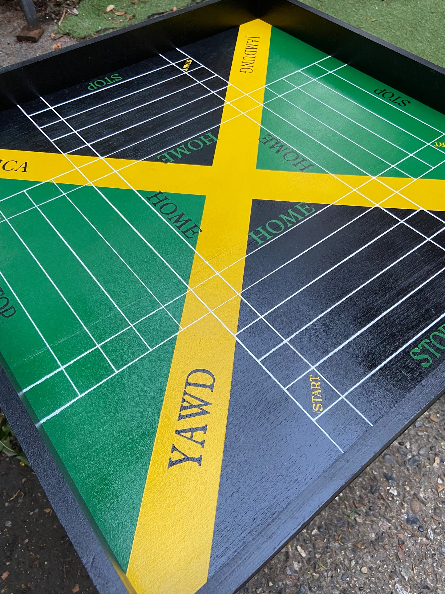 Jamaican Flag Ludi Board