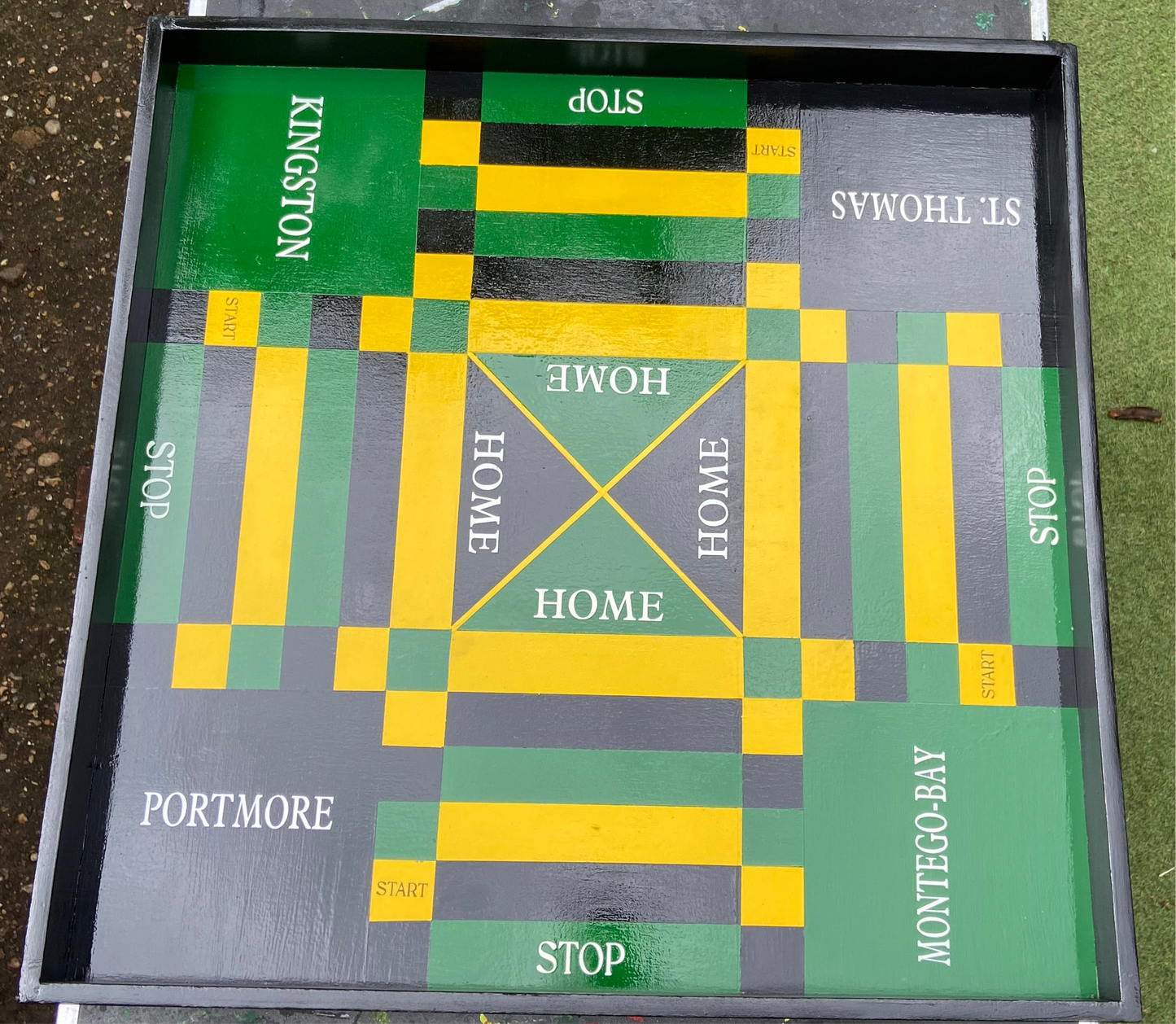 Snakes & Ladder Custom Jamaican Ludi Board