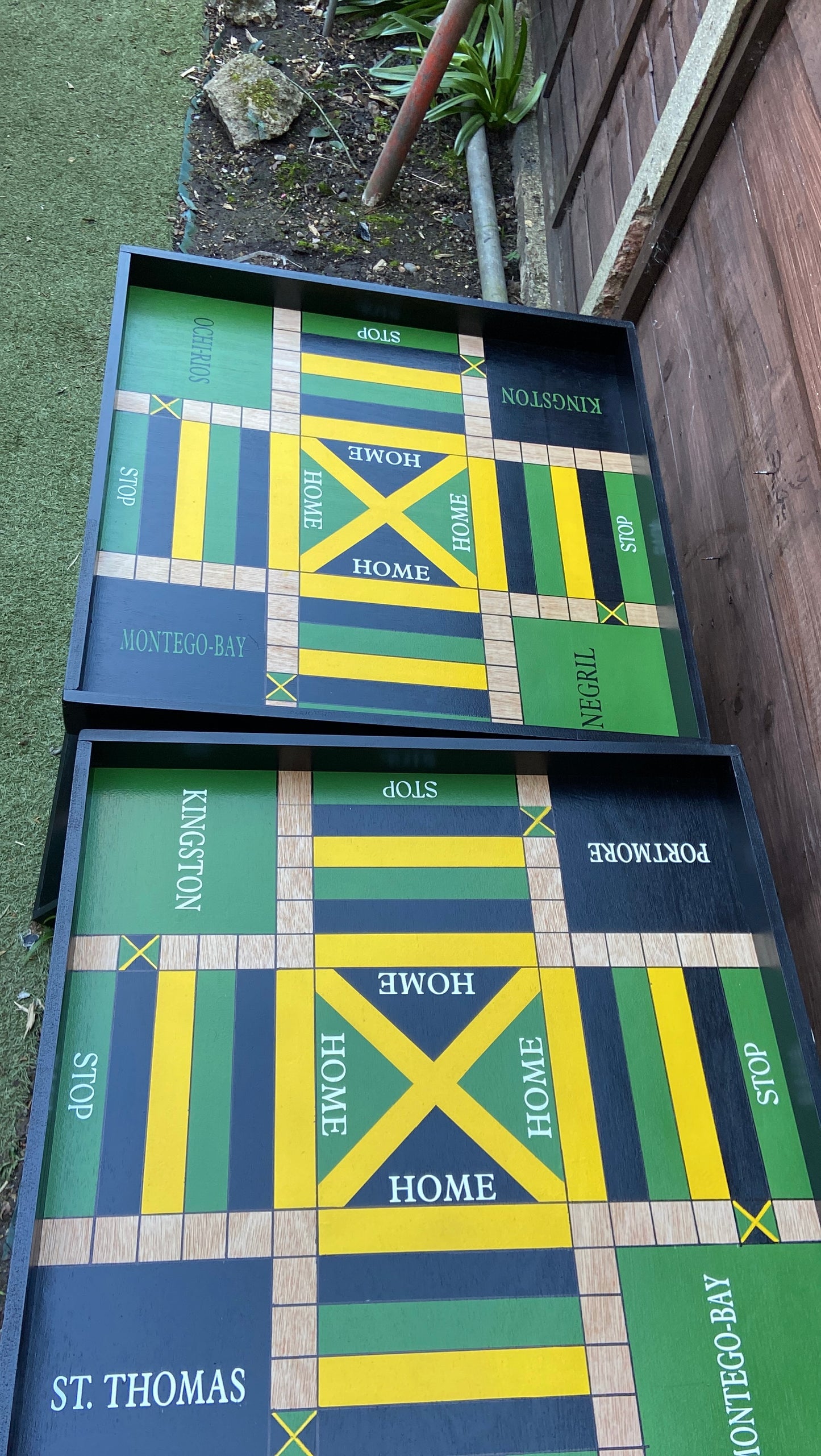 Custom Jamaican Ludi Board