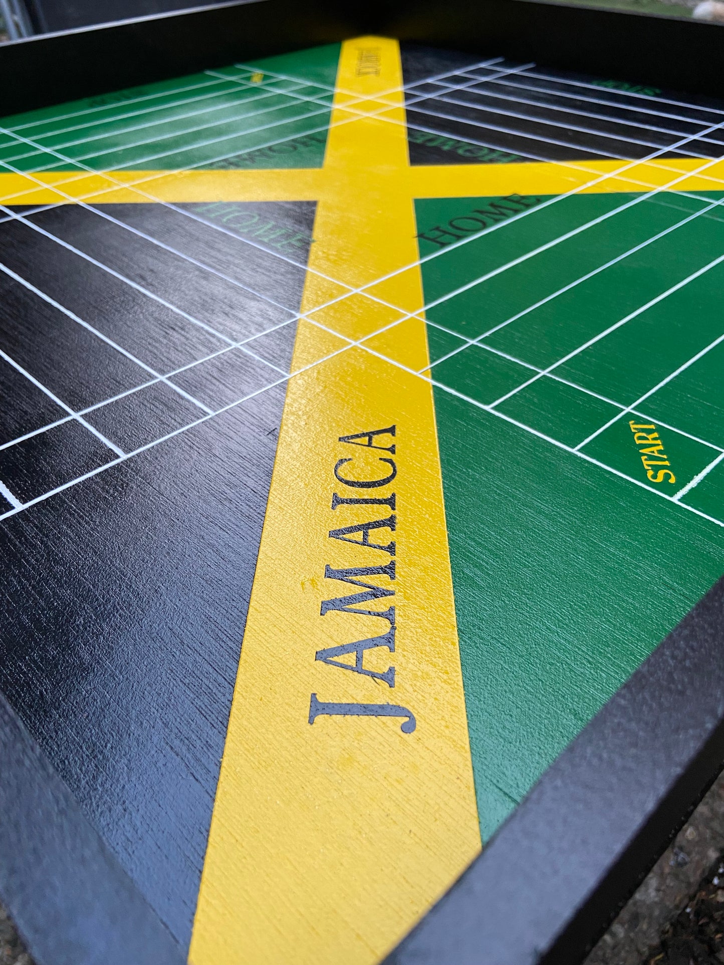 Jamaican Flag Ludi Board