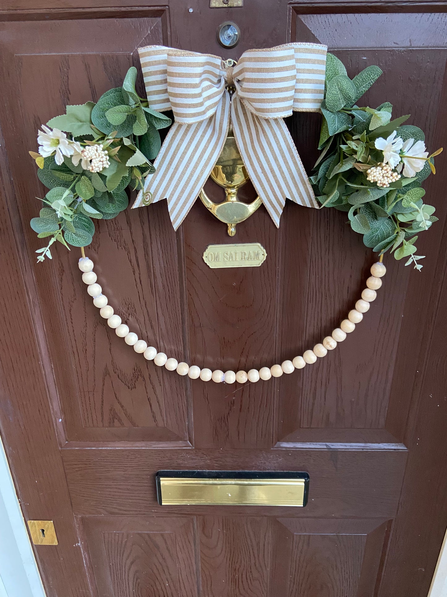 Half Beaded Door Wreath
