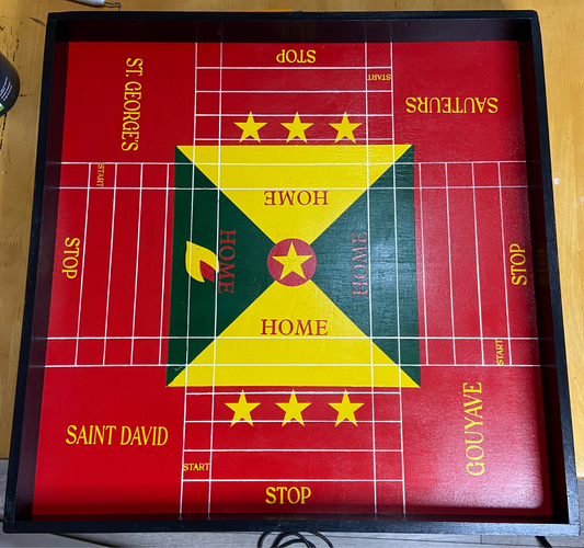Grenadian Flag Ludi Board