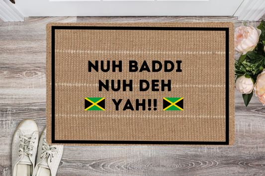 Flat Woven Nuh Baddi Nuh Deh Yah Doormat
