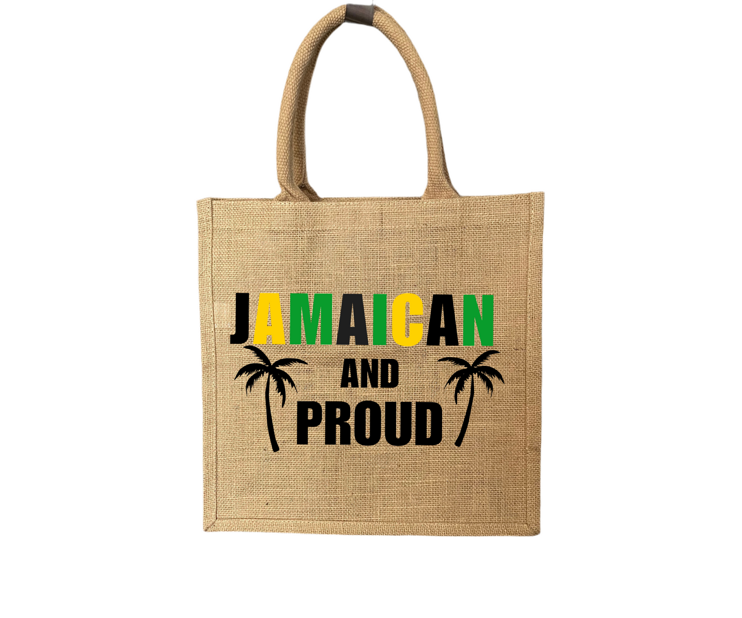 Jamaican And Proud Jute Bag