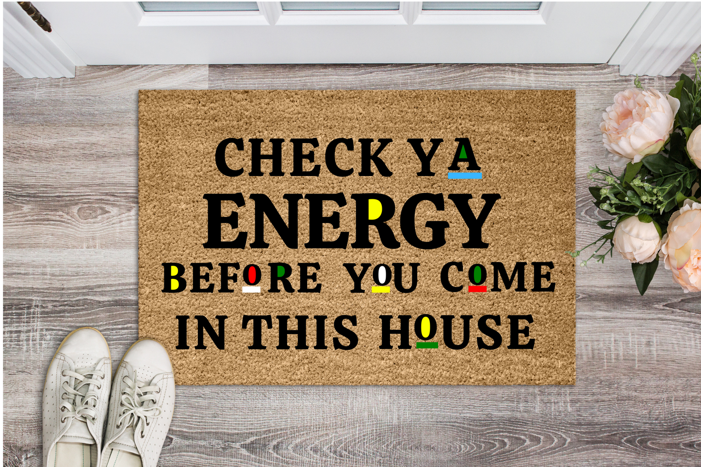 Check YA Energy Doormat
