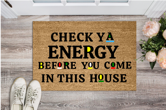 Check YA Energy Doormat