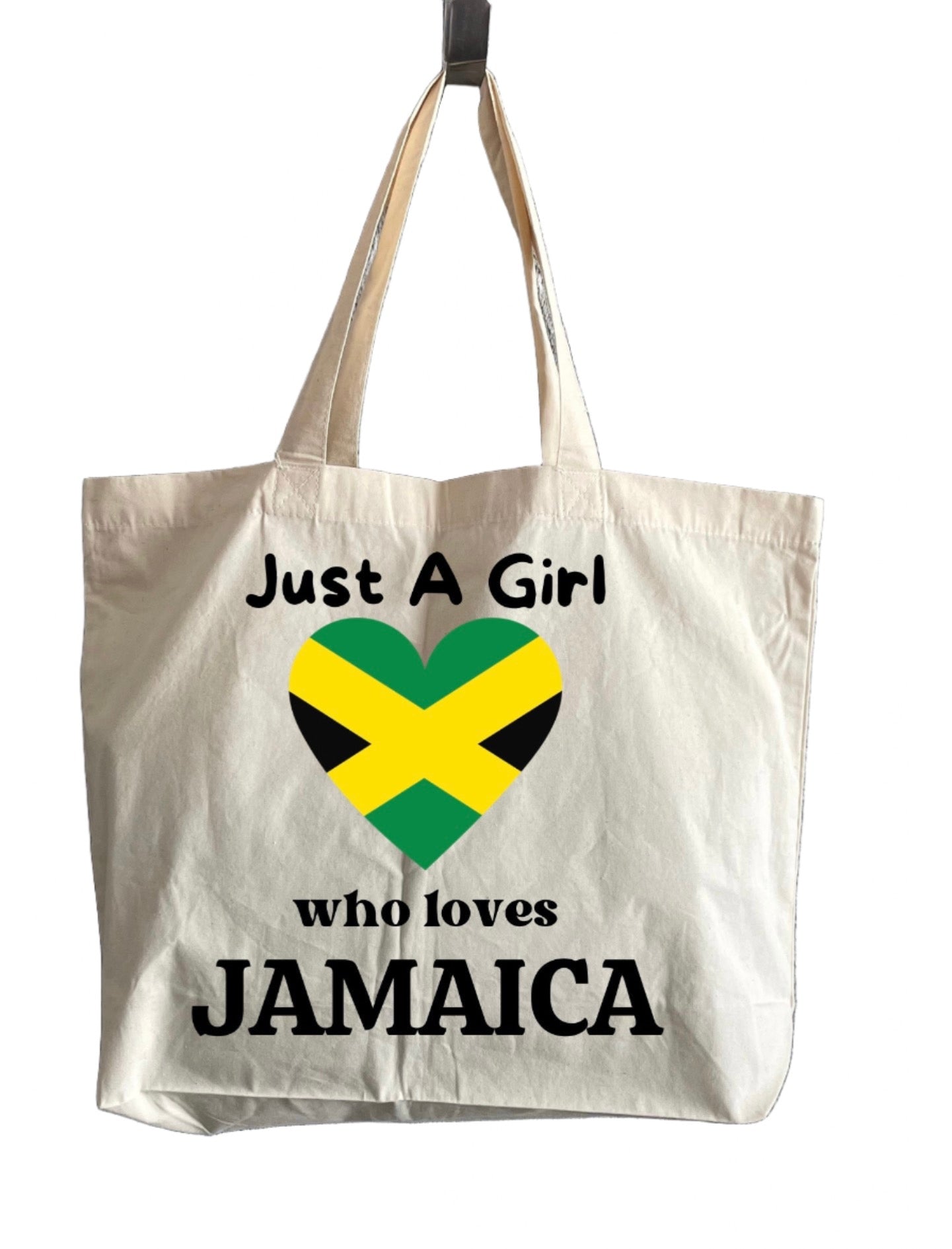 Just A Girl Jamaican Tote Bag