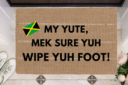 Flat Woven My Yute Doormat