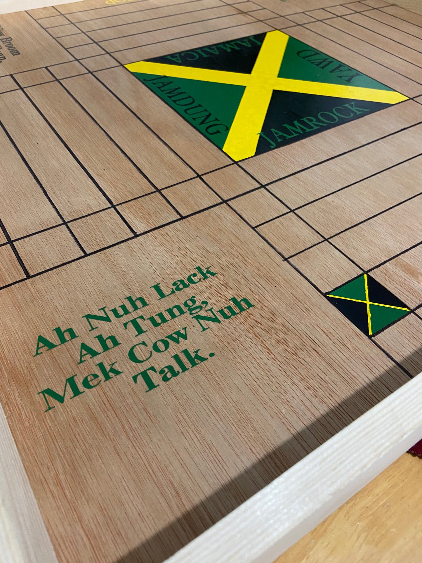 Custom Jamaican Ludi & Draft/Checkers Board