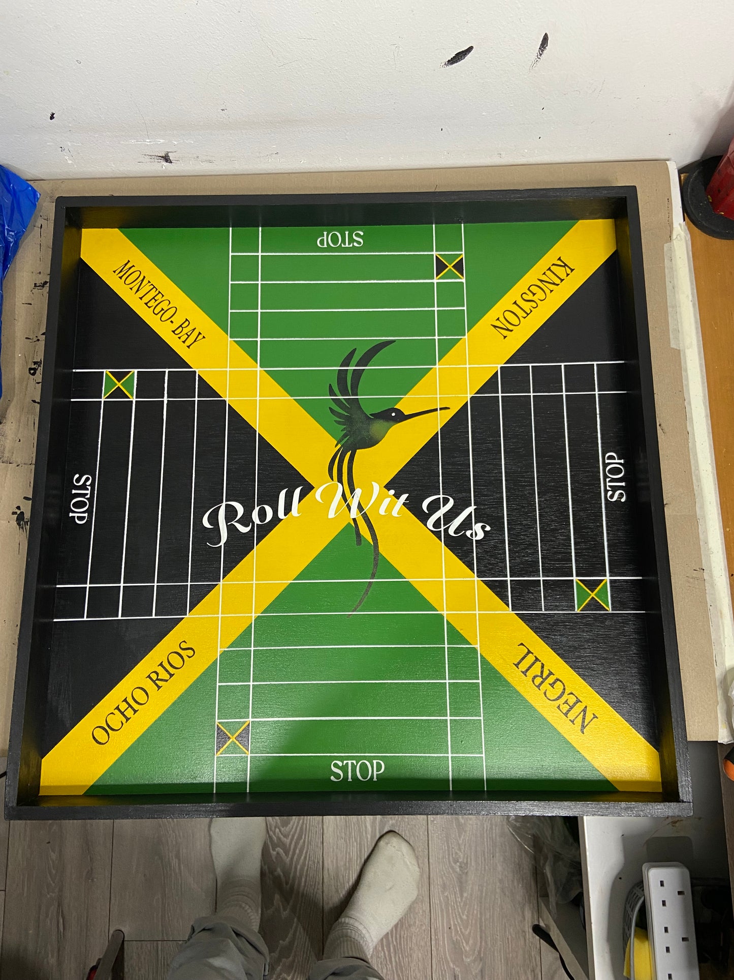 Roll Wit Us Custom Ludi Board