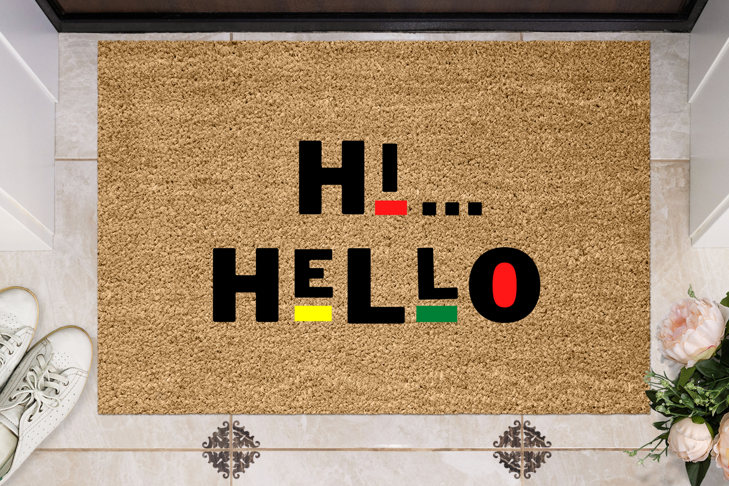 Hi Hello Doormat