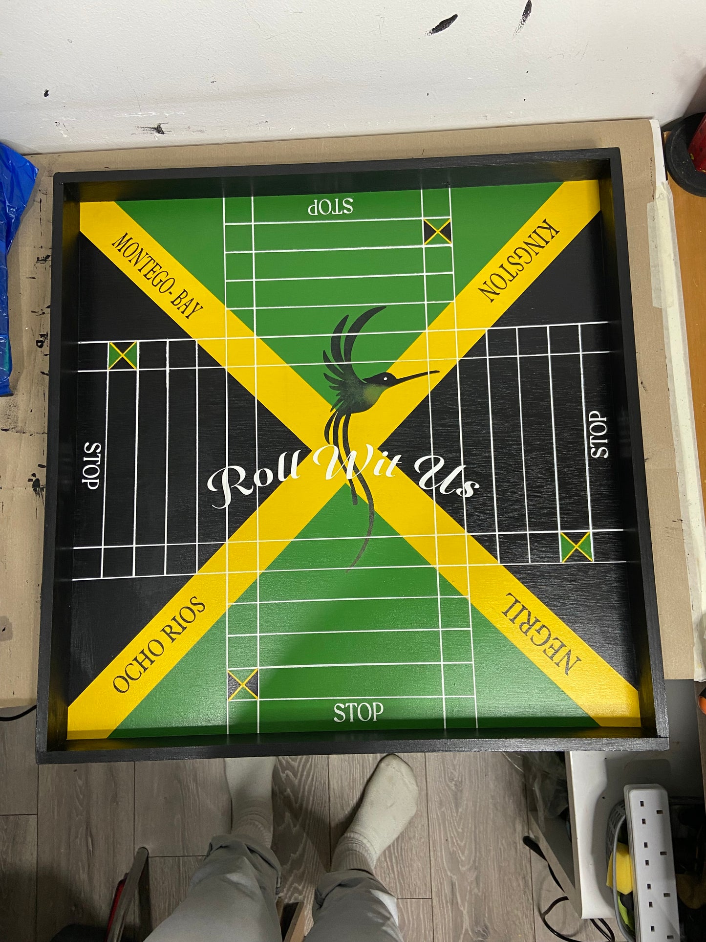 Roll Wit Us Custom Ludi Board