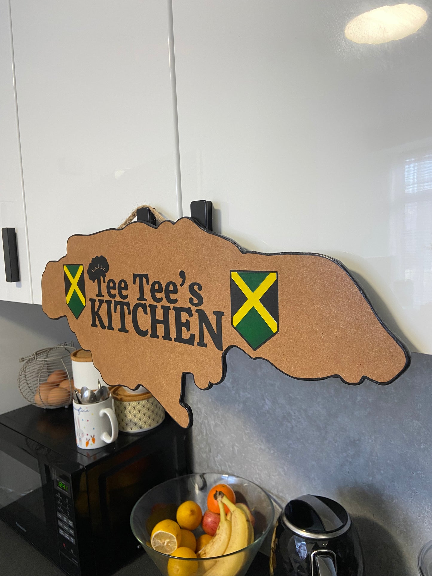 Map of Jamaica Custom Plaque