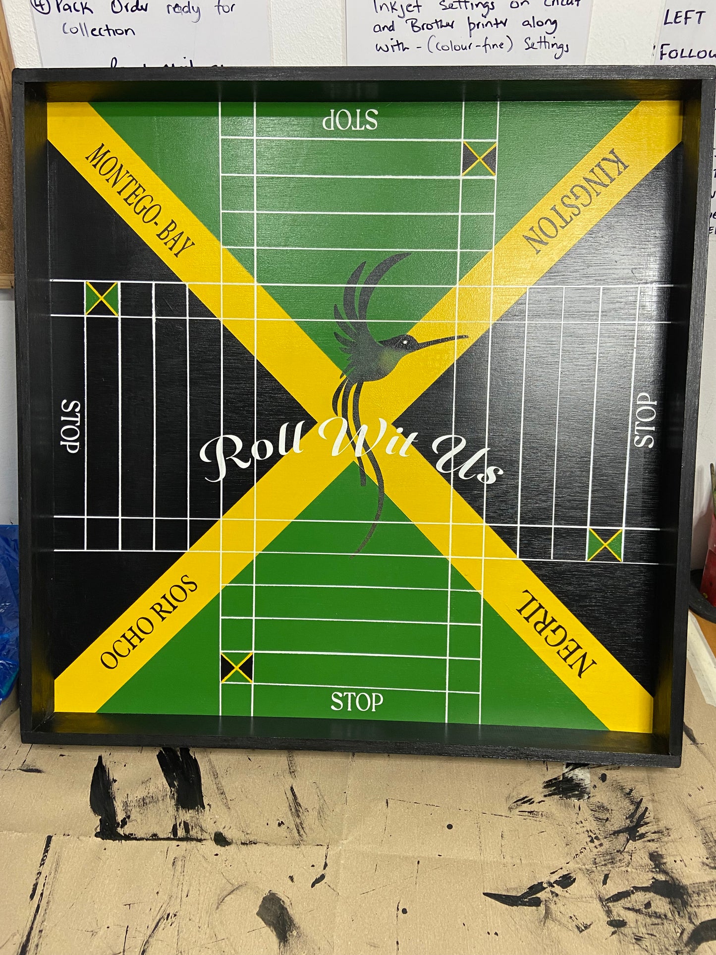 Roll Wit Us Custom Ludi Board