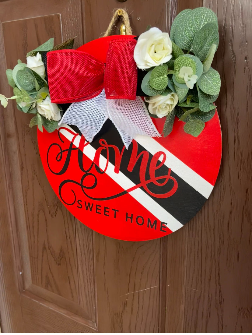 Home Sweet Home Trinidad Door Wreath