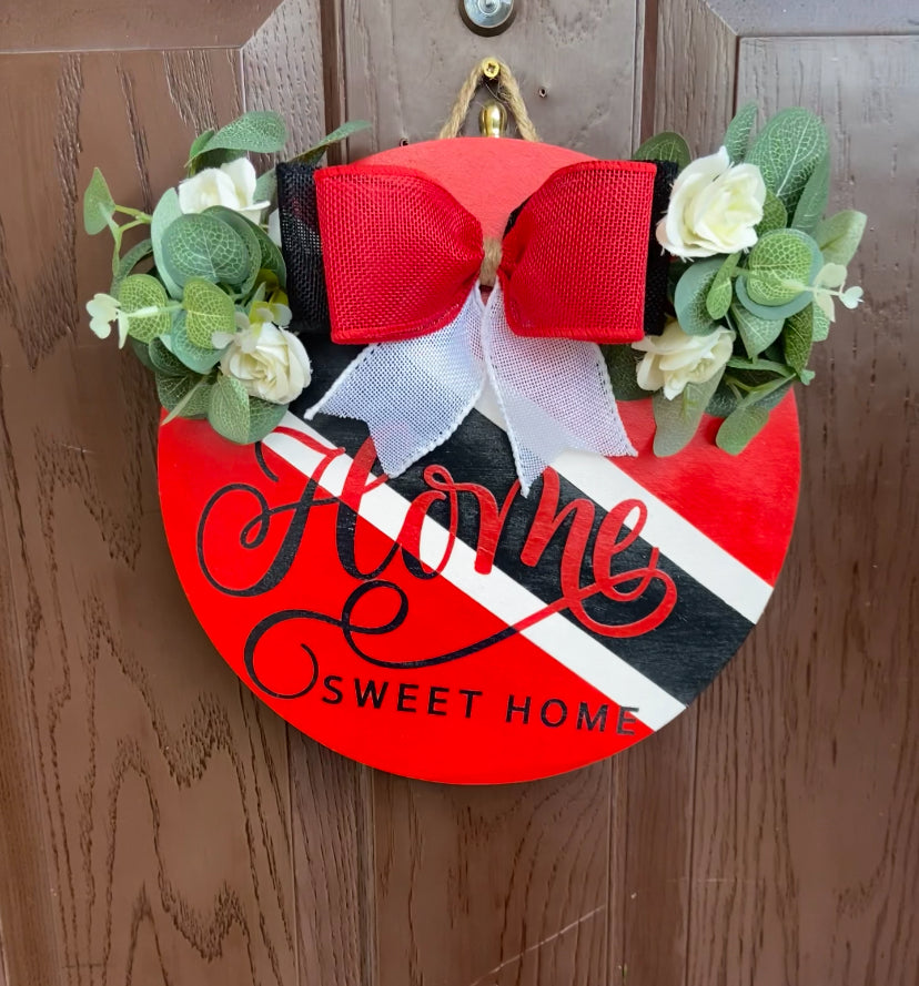 Home Sweet Home Trinidad Door Wreath
