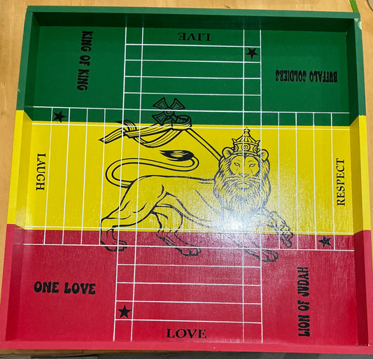 Lion Of Juda Rasta Colours Ludi Board