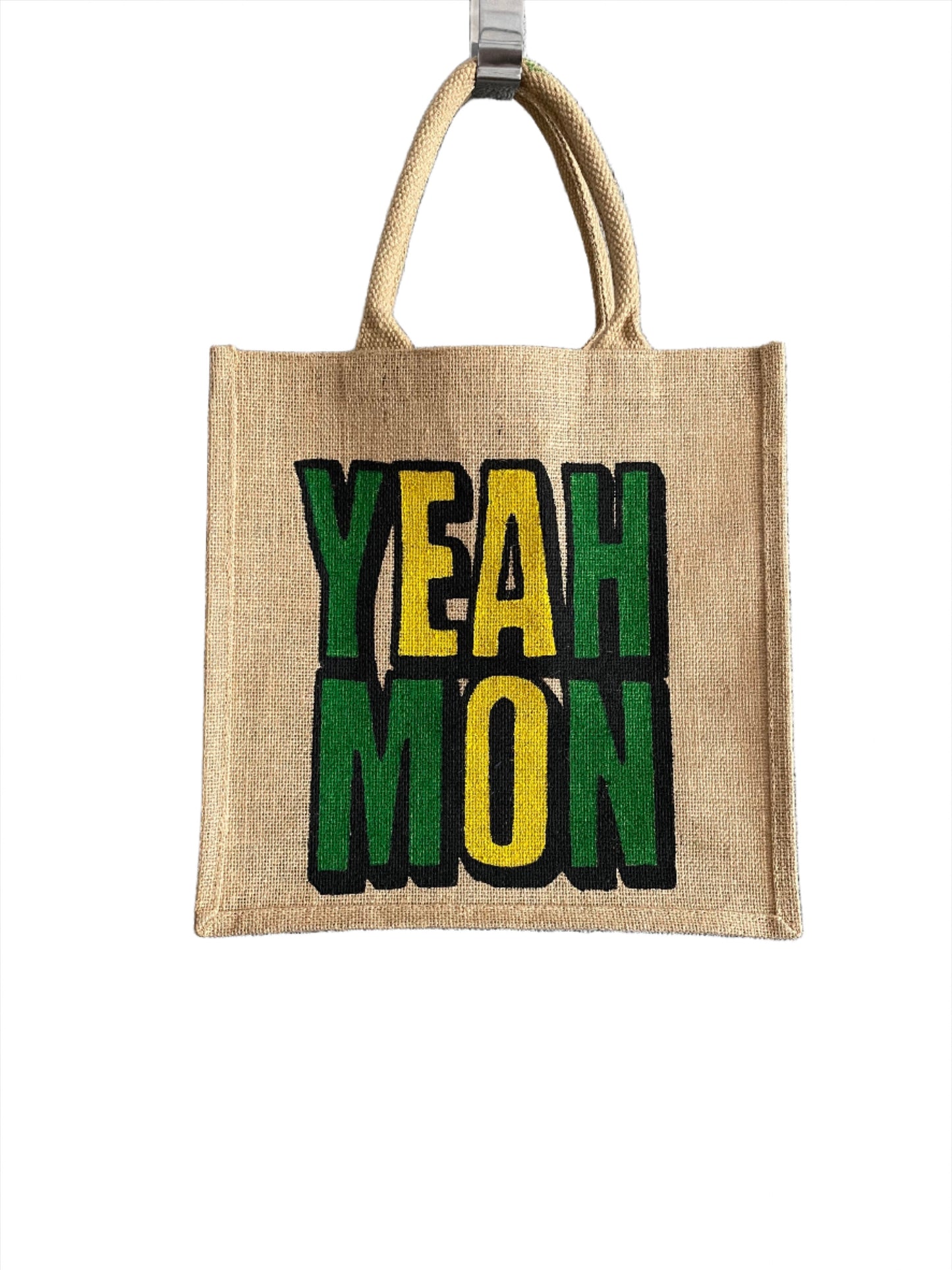 Jamaican Yeah Mon Jute Bag