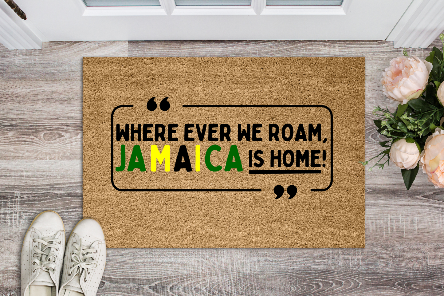 Where Ever We Roam Door Mat