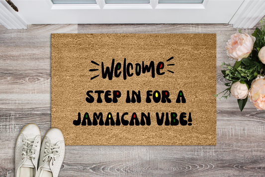 Jamaican Vibes Door Mat