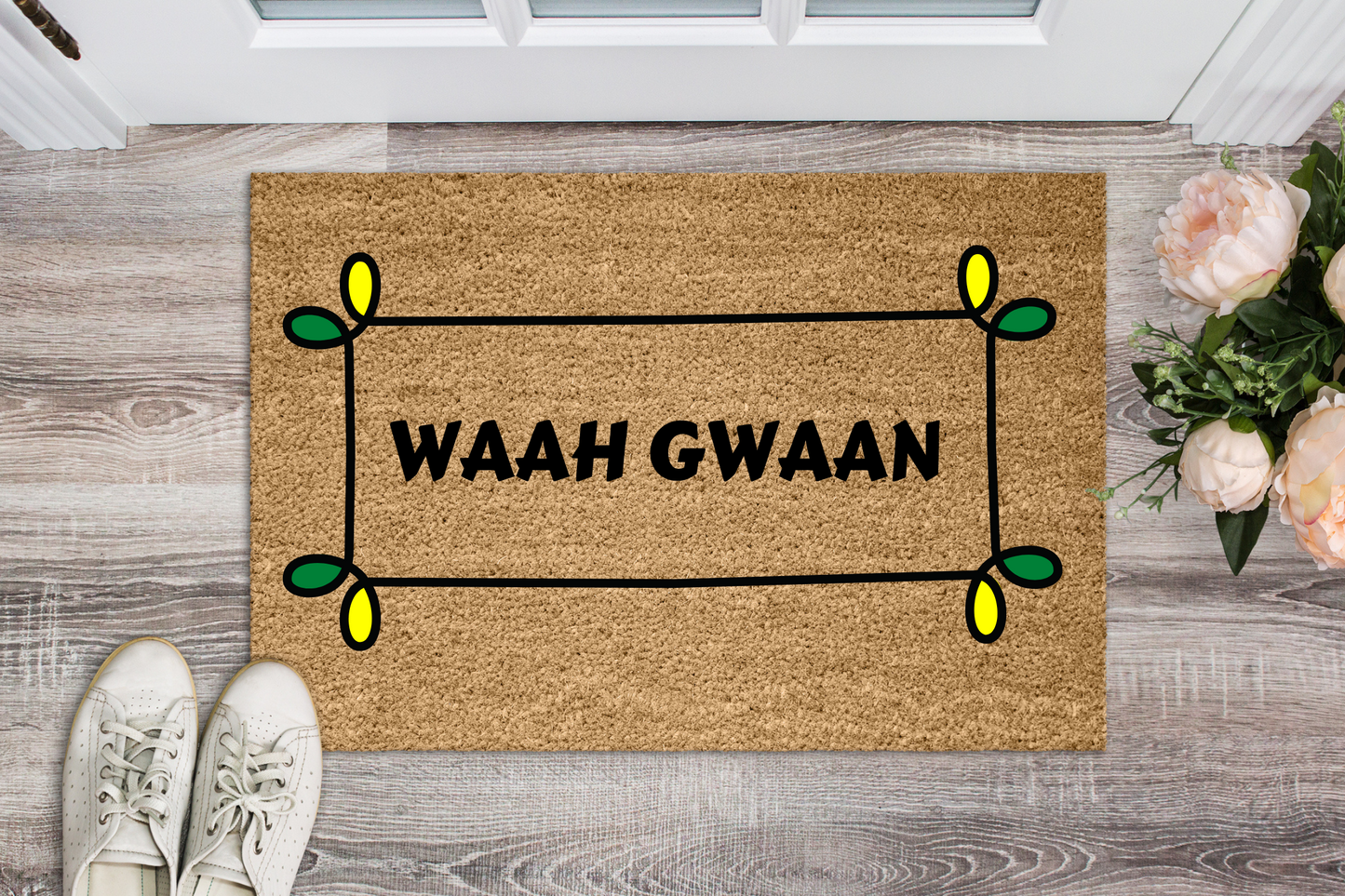 Waah Gwaan Jamaican Door Mat