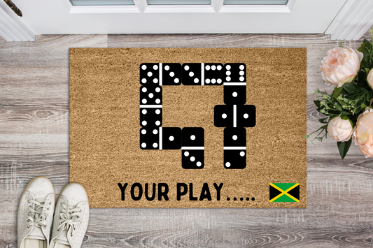 Domino Game Design Doormat