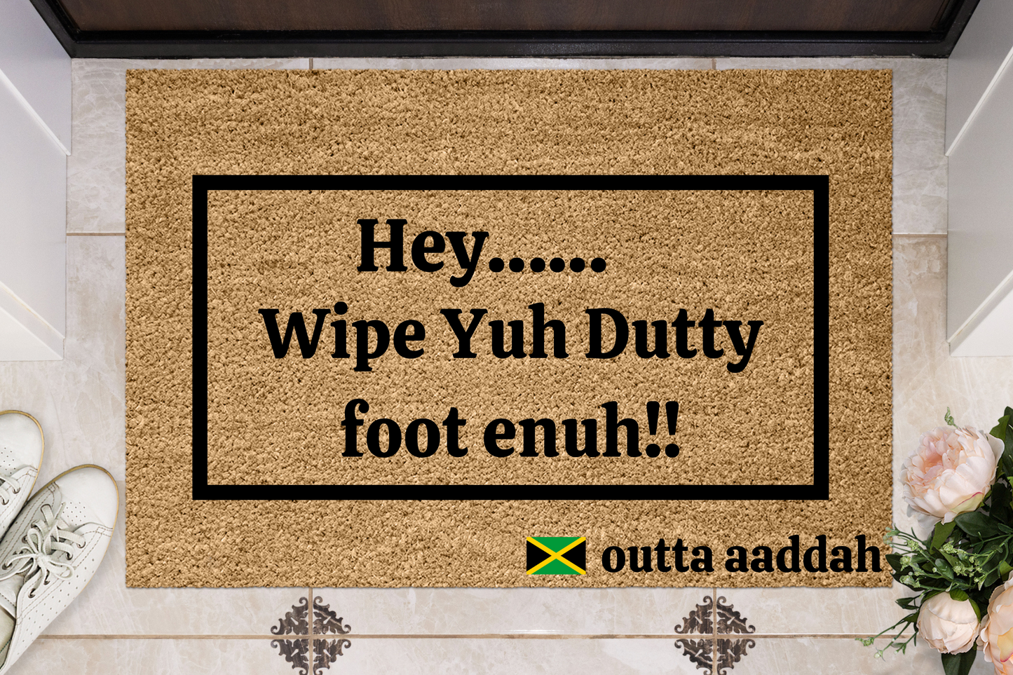 Wipe Yuh Dutty Foot Door Mat