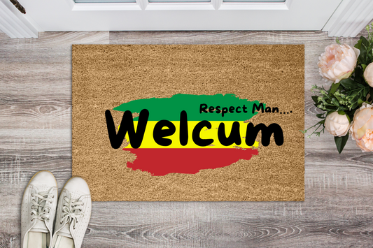 Welcum Man, Respect Door Mat