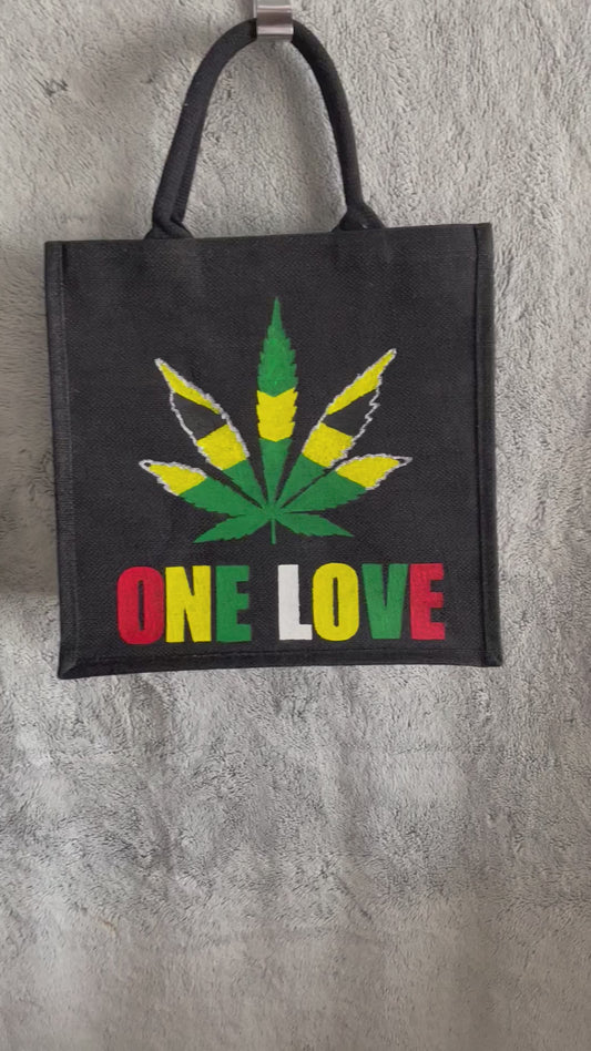 One Love Jute Bag