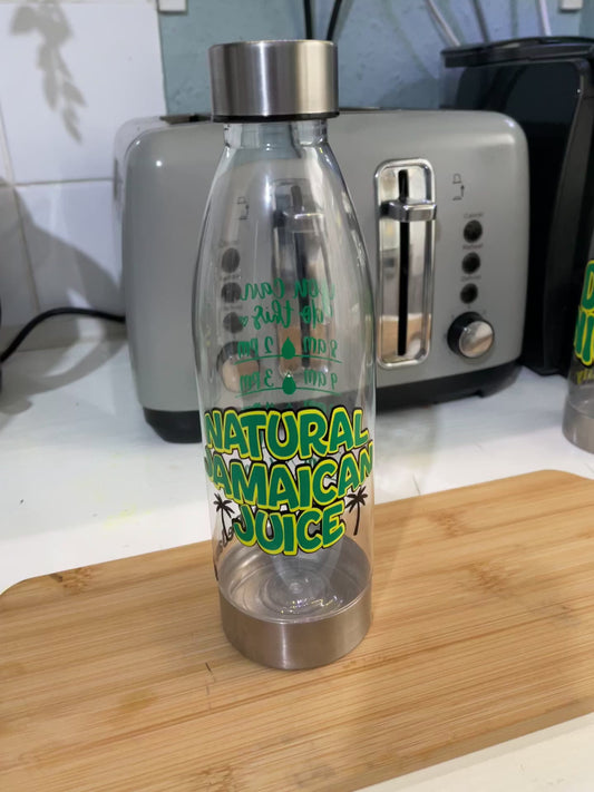 Natural Jamaican Juice Water Bottle