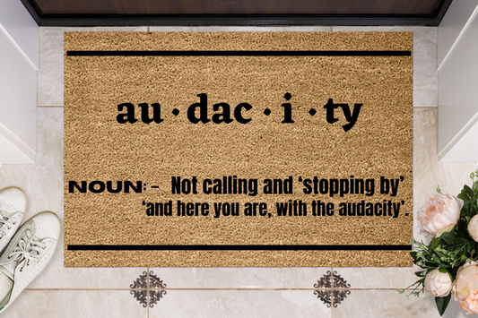 Audacity Doormat