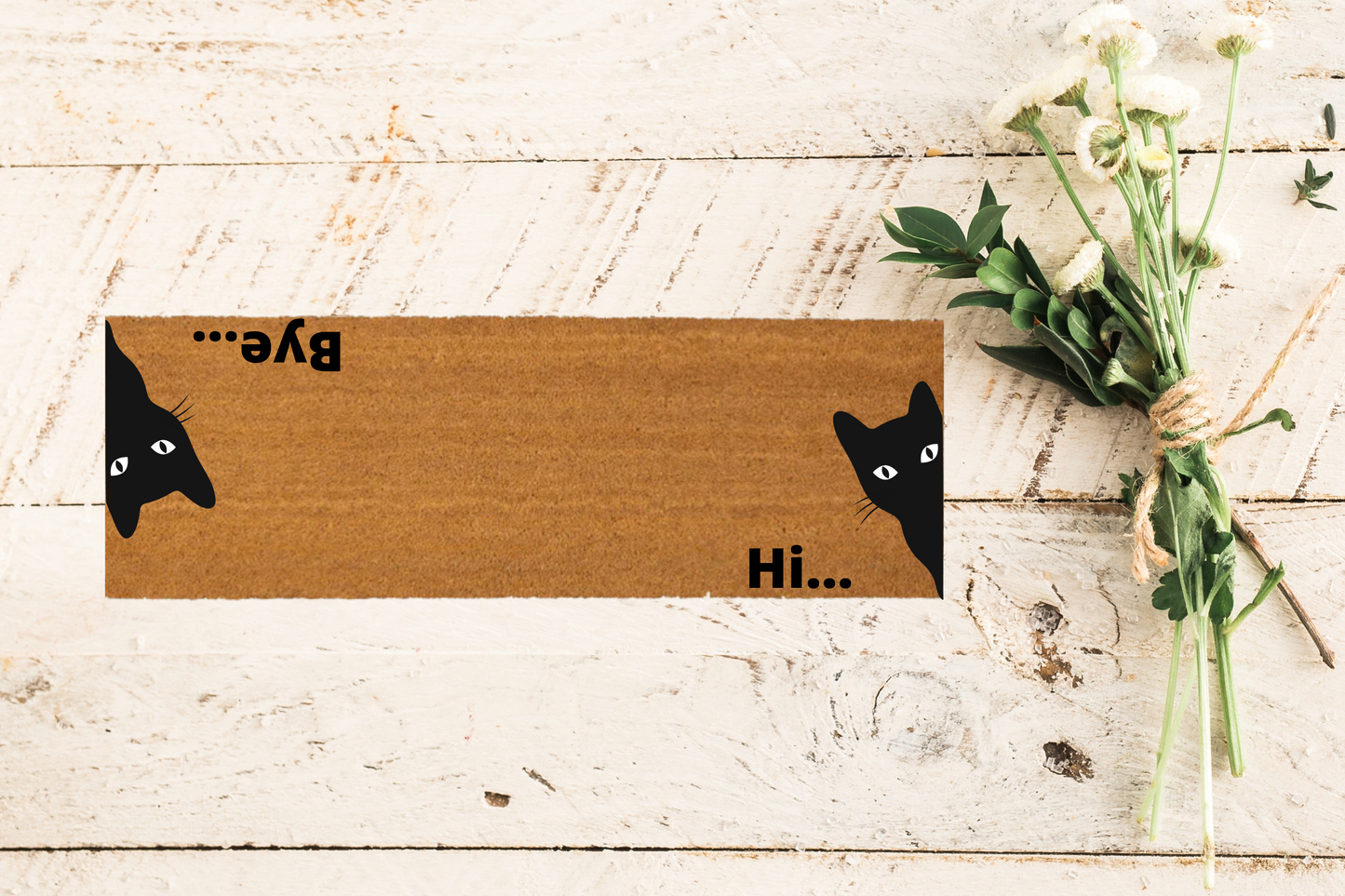 Hi…..Bye….Door Mat