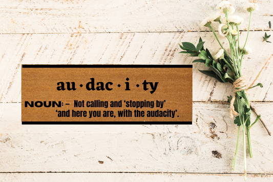 Audacity Doormat